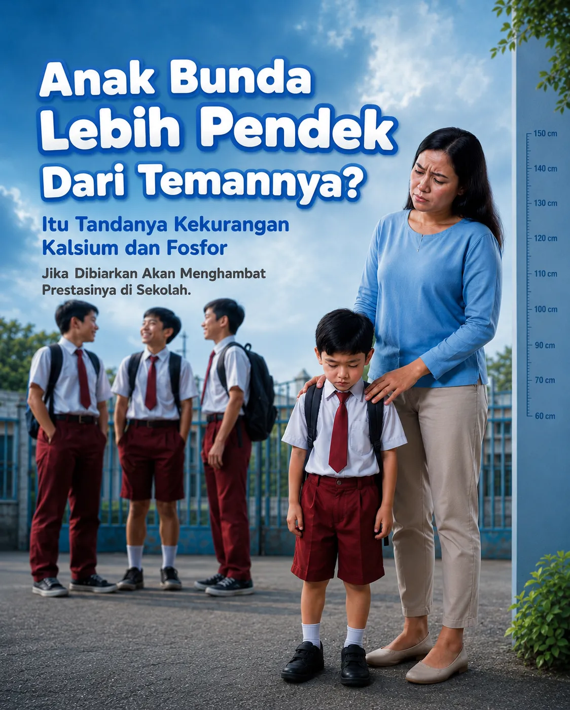 Anak Bunda Lebih Pendek Dari Temannya
